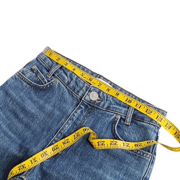 Sandro Paris Womens 5 Pocket Stretch Jeans, Blue, Denim, Mid Rise, Size 36/ US 4 - Picture 5 of 11